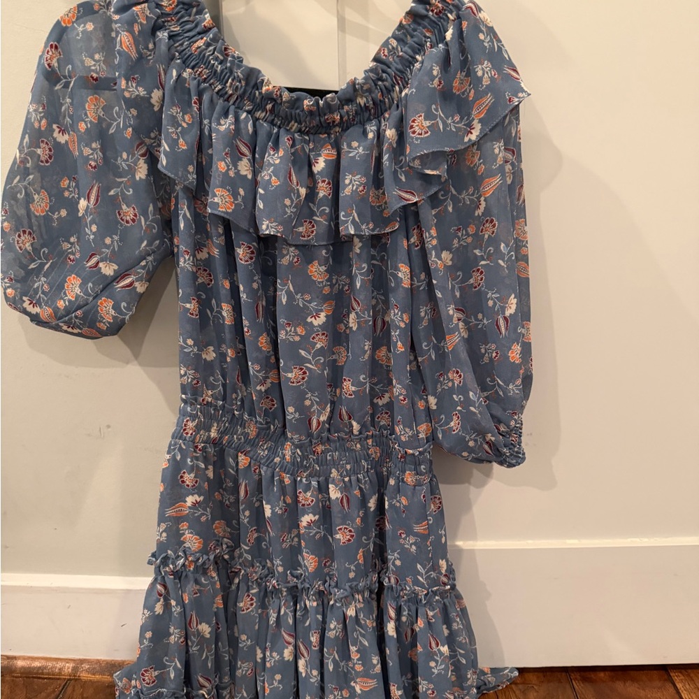 Floral Off-Shoulder Dress